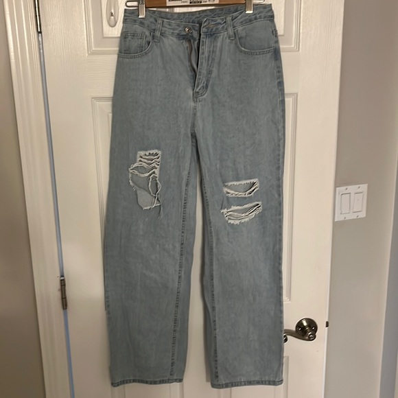 Women’s tall wide leg jeans light wash - Picture 1 of 4